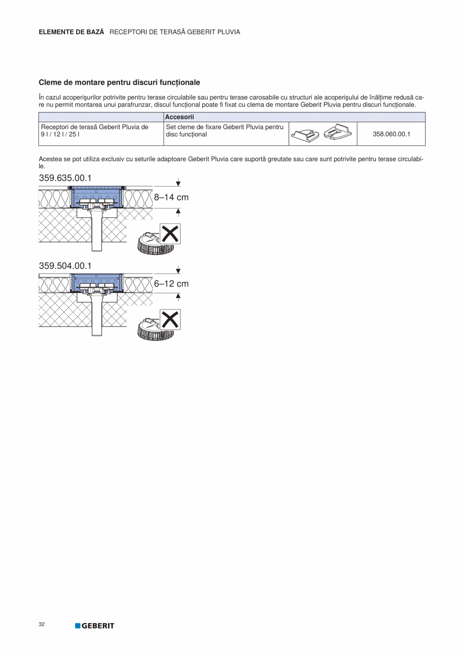 Pagina 33-Geberit Pluvia - Manual GEBERIT Catalog, brosura Romana eaplinuri de urgenţă Geberit Pluvia
...