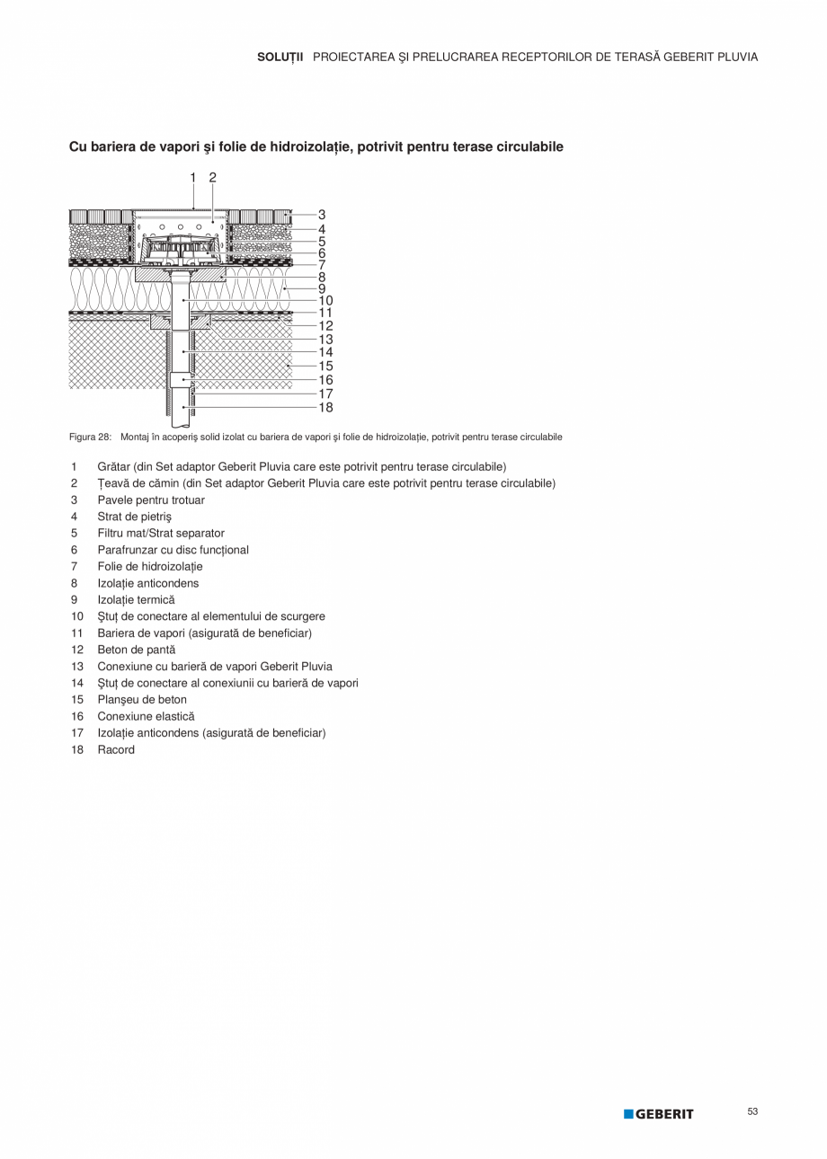 Pagina 54-Geberit Pluvia - Manual GEBERIT Catalog, brosura Romana 

Acoperişurile înierbate diferă în...