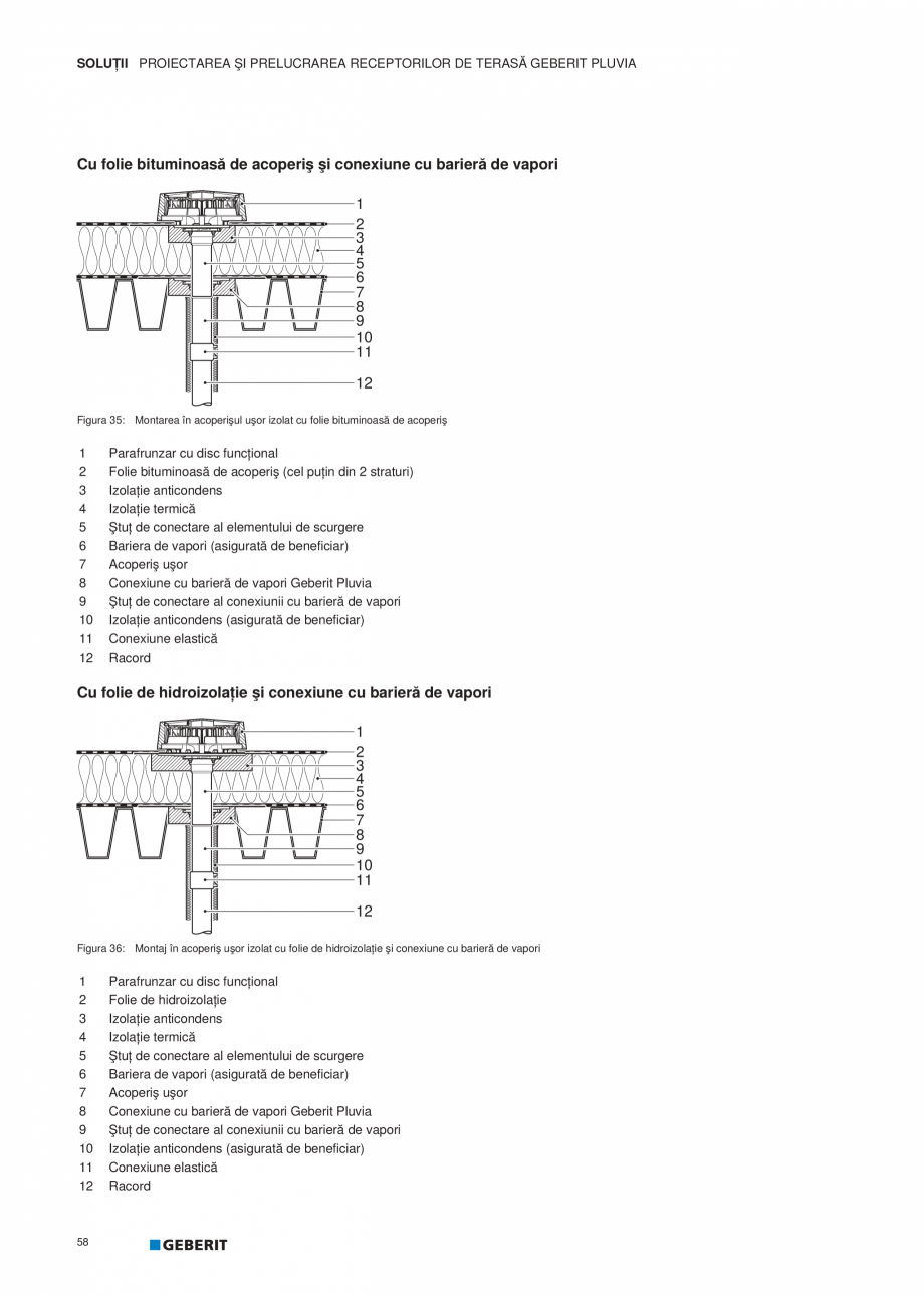 Pagina 59-Geberit Pluvia - Manual GEBERIT Catalog, brosura Romana � (cel puţin din 2 straturi)
Izolaţie...