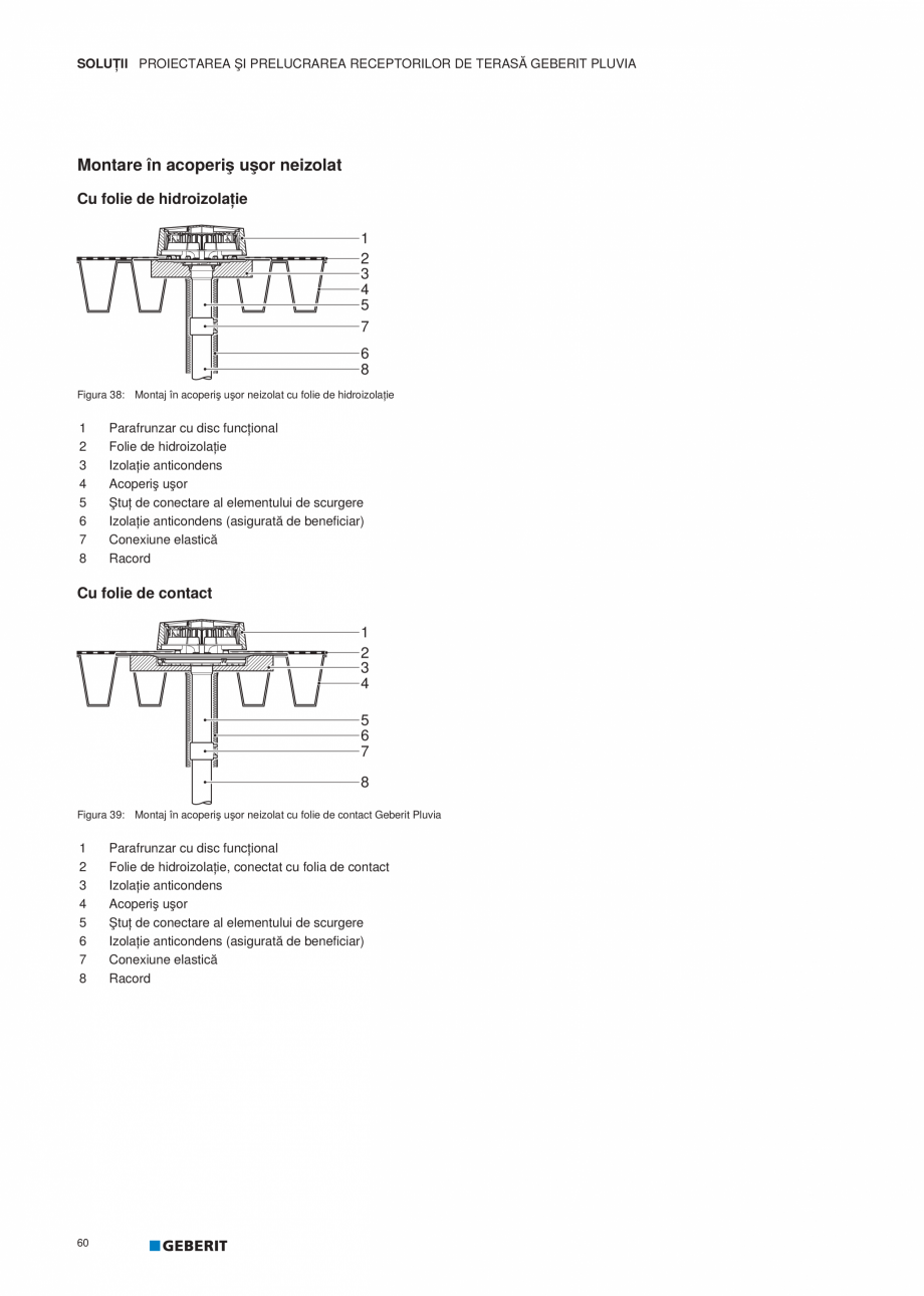 Pagina 61-Geberit Pluvia - Manual GEBERIT Catalog, brosura Romana ie, potrivit pentru terase circulabile

1
2
...