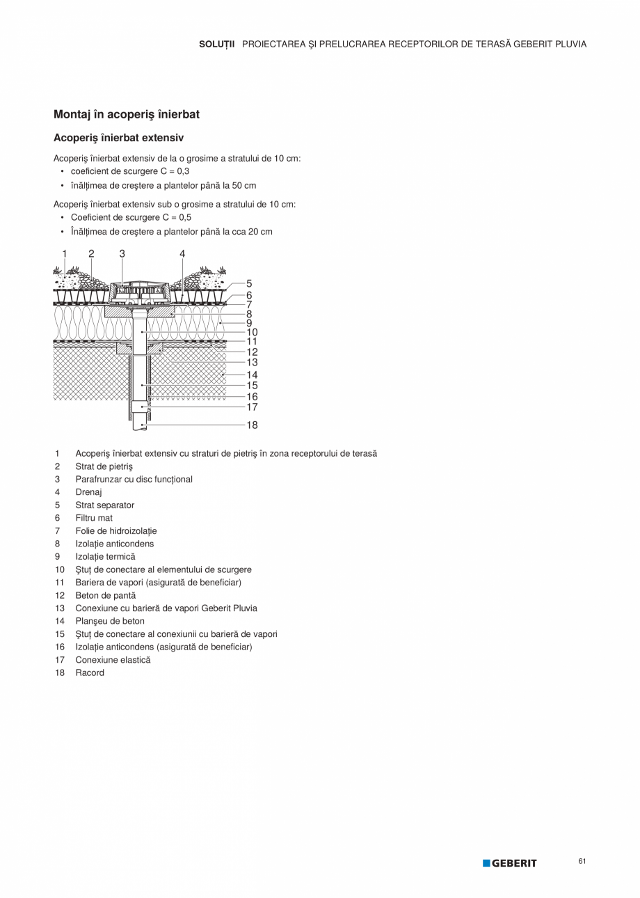 Pagina 62-Geberit Pluvia - Manual GEBERIT Catalog, brosura Romana ori şi folie de hidroizolaţie, pentru...