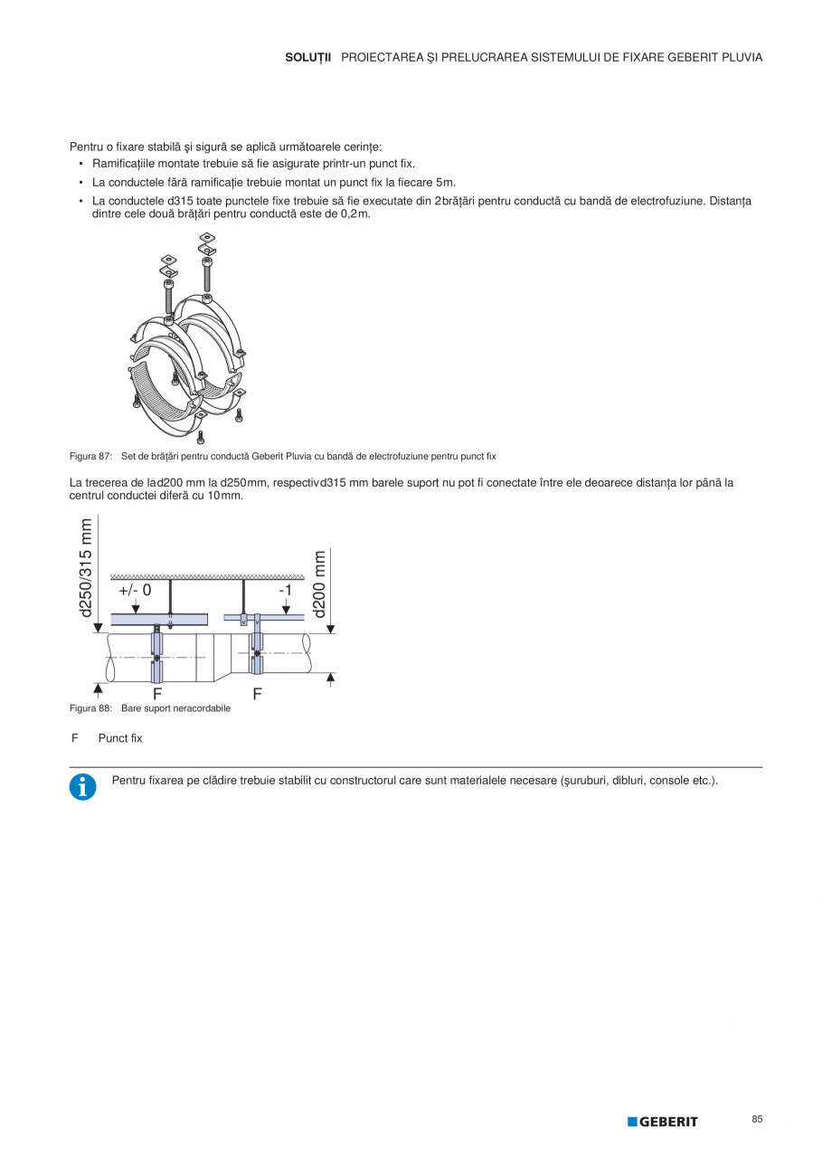 Pagina 86-Geberit Pluvia - Manual GEBERIT Catalog, brosura Romana  brăţară pentru conductă Geberit Pluvia
...