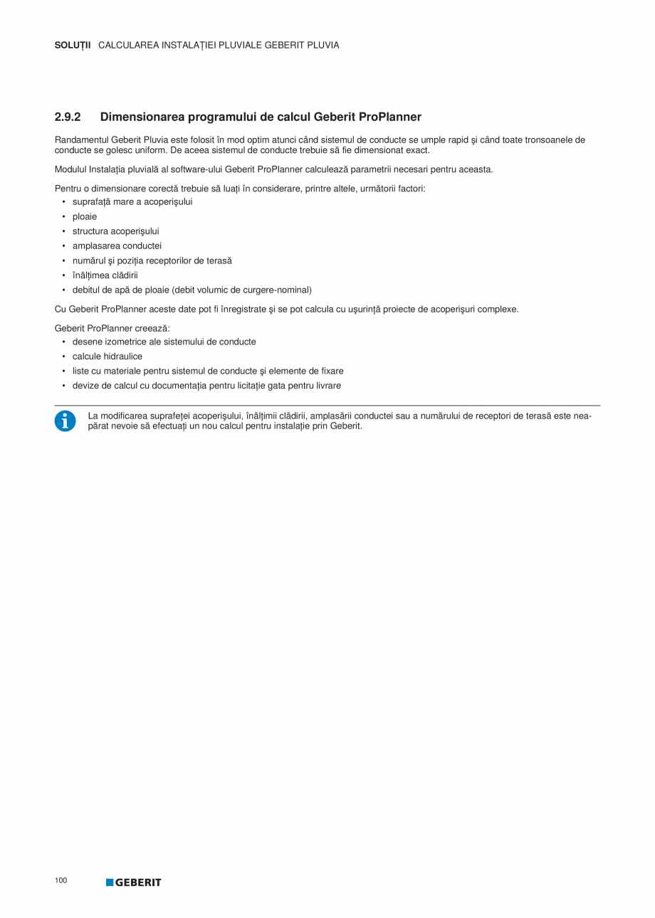 Pagina 101-Geberit Pluvia - Manual GEBERIT Catalog, brosura Romana 
2