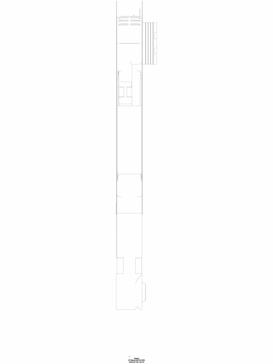 Pagina 1-CAD-DWG Rezervor incastrat Geberit Sigma 8 cm, 6/3 litri cod 109.791.00.1_L GEBERIT Detaliu de...