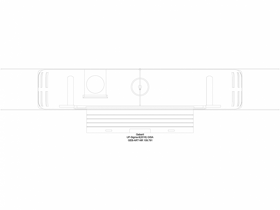 Pagina 1-CAD-DWG Rezervor incastrat Geberit Sigma 8 cm, 6/3 litri cod 109.791.00.1_G GEBERIT Detaliu de...