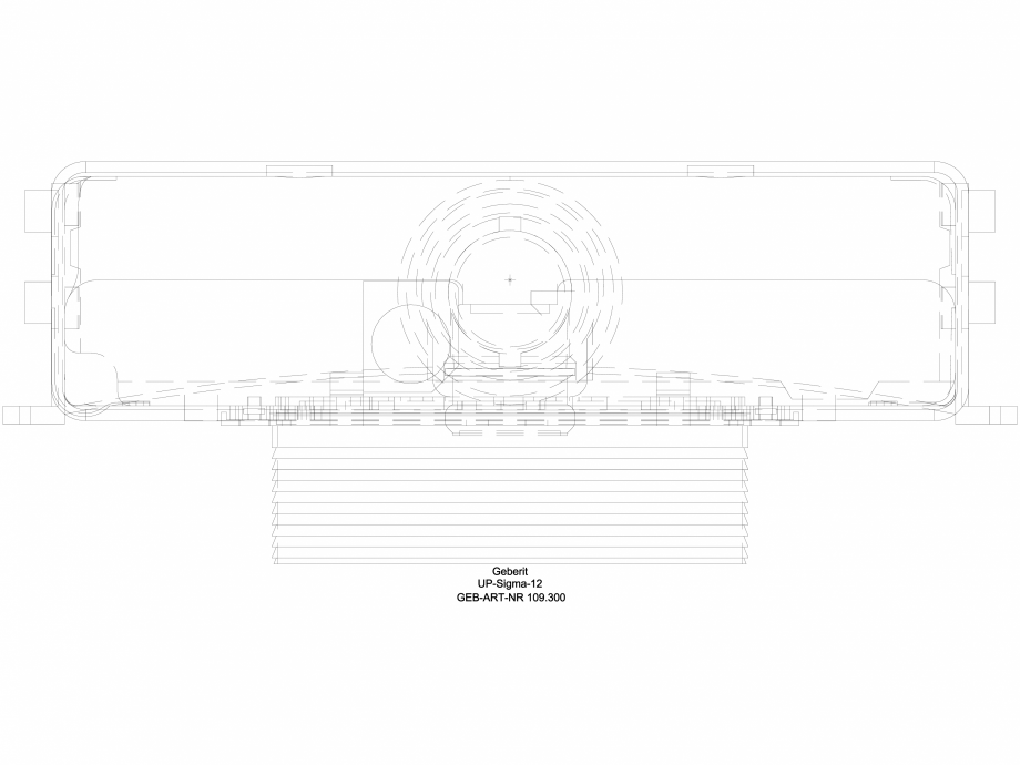Pagina 1-CAD-DWG Rezervor incastrat Geberit Sigma 12 cm, 6/3 litri cod 109.300.00.5_G GEBERIT Detaliu de...