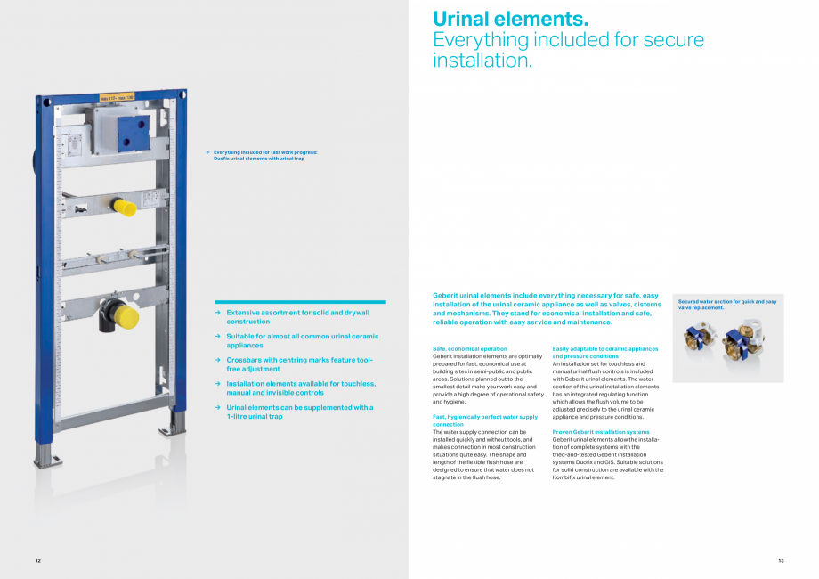 Pagina 7-Gama de produse pentru spatii publice GEBERIT  Sigma 8 Catalog, brosura Engleza al effort. The...