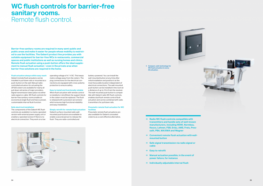 Pagina 13-Gama de produse pentru spatii publice GEBERIT  Sigma 8 Catalog, brosura Engleza ttachments and...