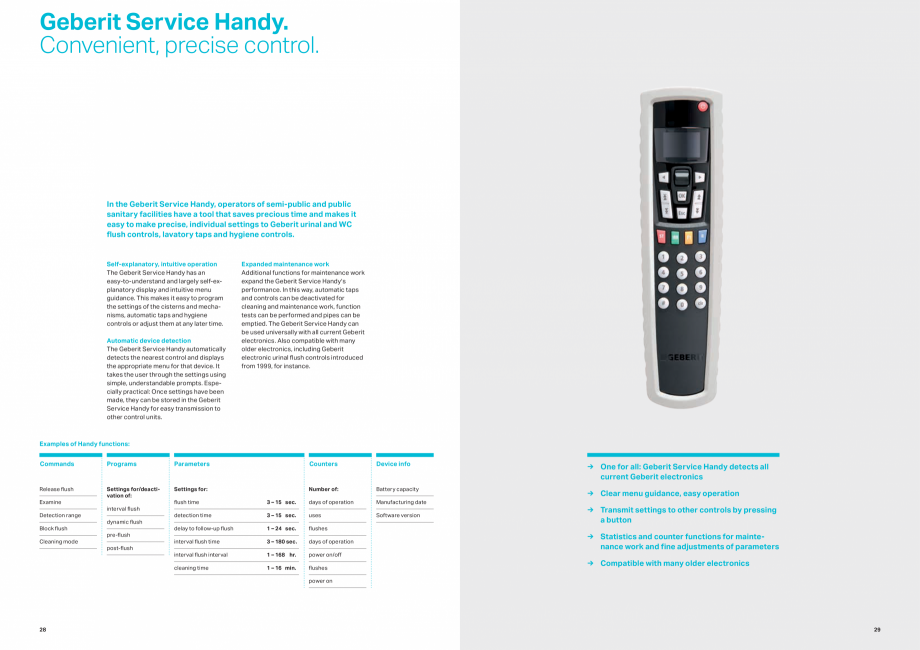 Pagina 15-Gama de produse pentru spatii publice GEBERIT  Sigma 8 Catalog, brosura Engleza ction situation....