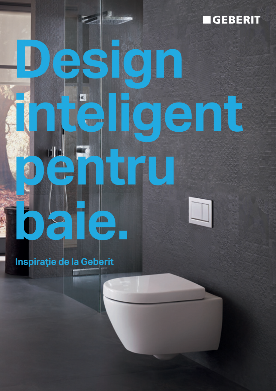 Pagina 1-Design inteligent pentru baie GEBERIT  Sigma 8 Catalog, brosura Romana Design
inteligent
pentru
baie...