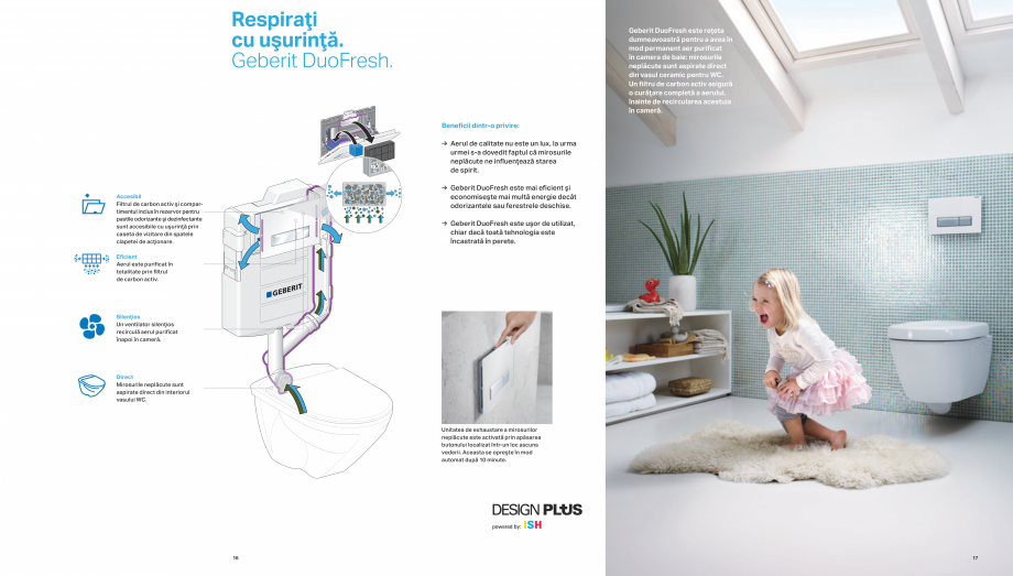 Pagina 9-Design inteligent pentru baie GEBERIT  Sigma 8 Catalog, brosura Romana 
pastile odorizante şi...