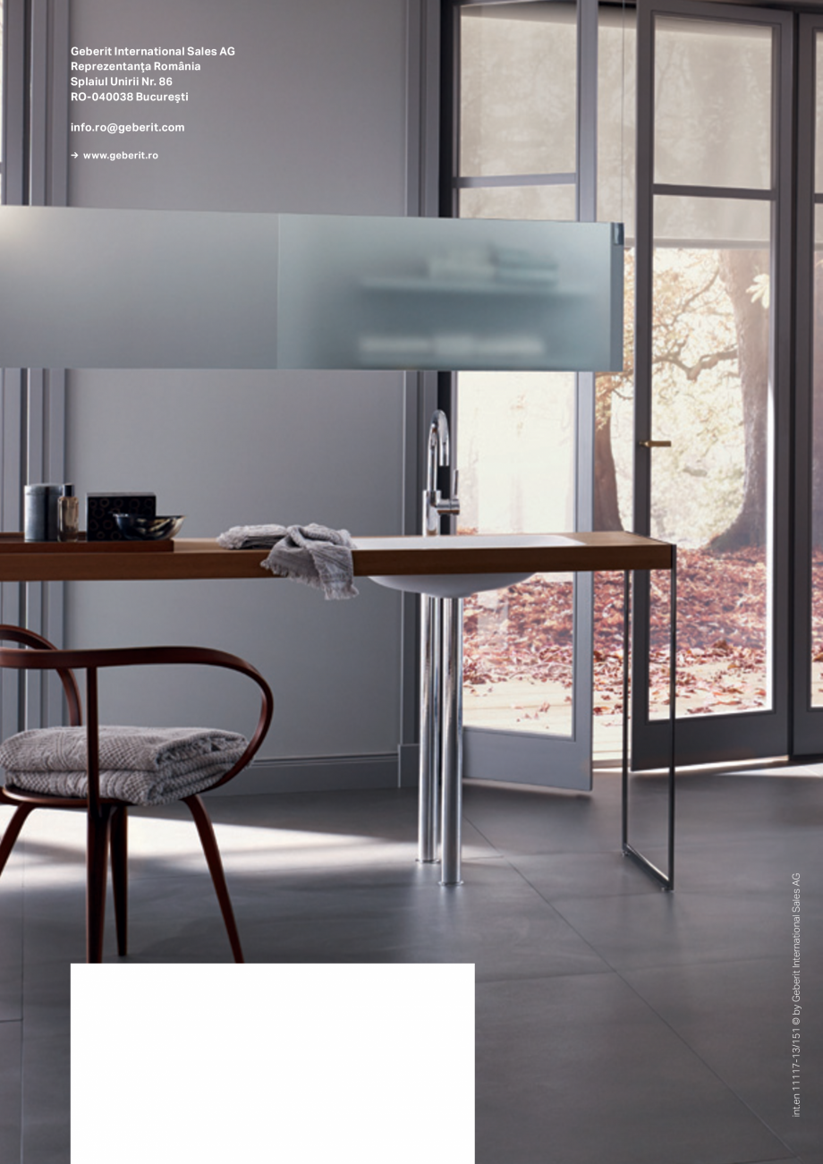 Pagina 19-Design inteligent pentru baie GEBERIT  Sigma 8 Catalog, brosura Romana odul sanitar pentru vasul WC ...