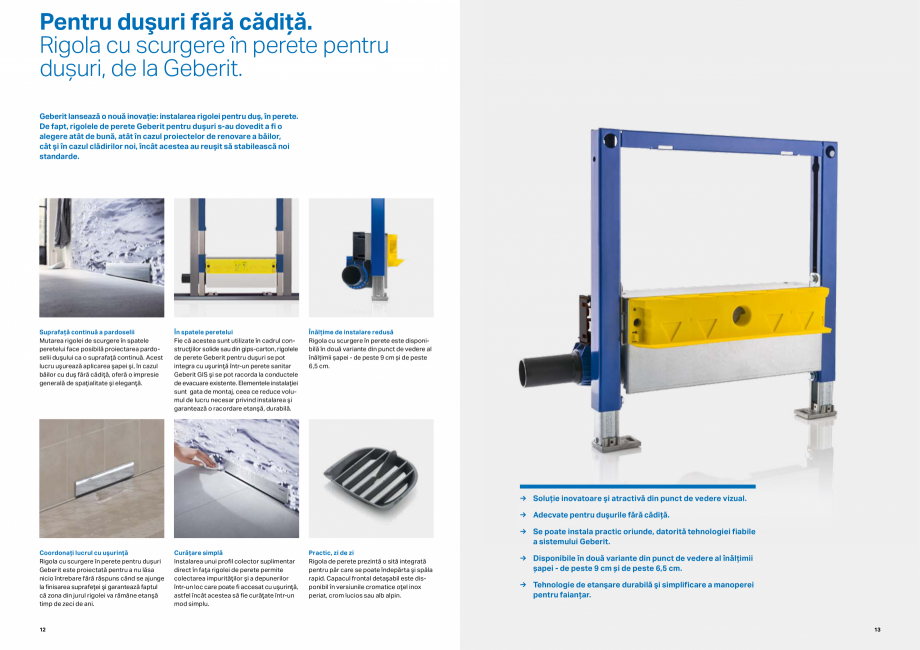 Pagina 7-Inovatii pentru viitor GEBERIT  Sigma 8 Catalog, brosura Romana  mici
dimensiuni, dezvăluie noi...