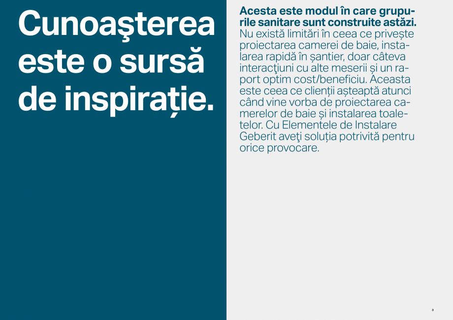 Pagina 2-Elemente de instalare GEBERIT  Sigma 8 Catalog, brosura Romana arantat
etanșe.

În pereți solizi ...