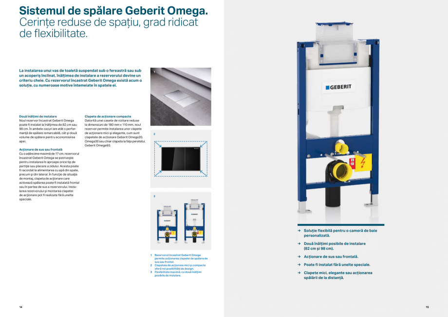 Pagina 8-Elemente de instalare GEBERIT  Sigma 8 Catalog, brosura Romana client sau să găsiţi
soluţii...
