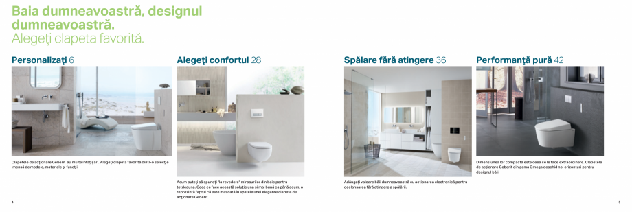 Pagina 3-Clapete de actionare pentru WC GEBERIT  Sigma 8 Catalog, brosura Romana ţi
clapeta care vi se...