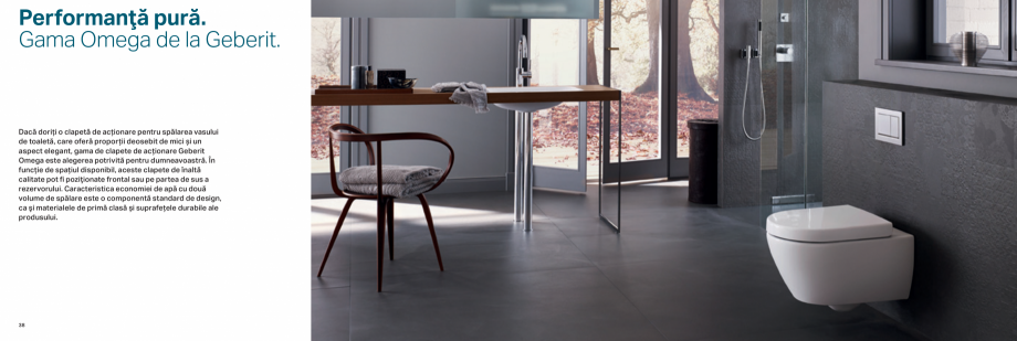 Pagina 20-Clapete de actionare pentru WC GEBERIT  Sigma 8 Catalog, brosura Romana ai rapid, pe viitor.
50
...