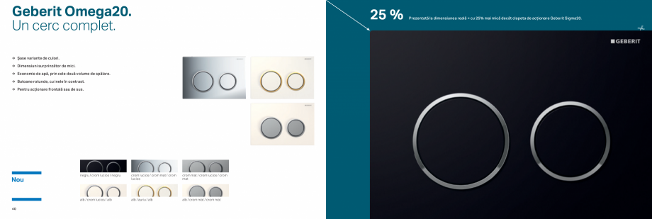Pagina 21-Clapete de actionare pentru WC GEBERIT  Sigma 8 Catalog, brosura Romana 