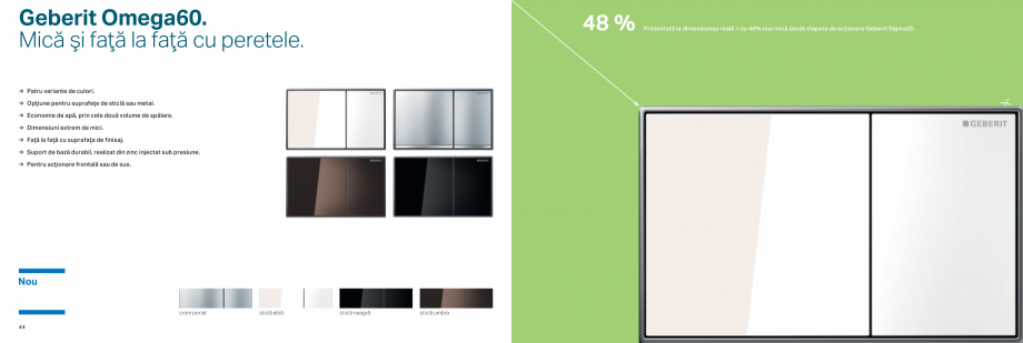 Pagina 23-Clapete de actionare pentru WC GEBERIT  Sigma 8 Catalog, brosura Romana 