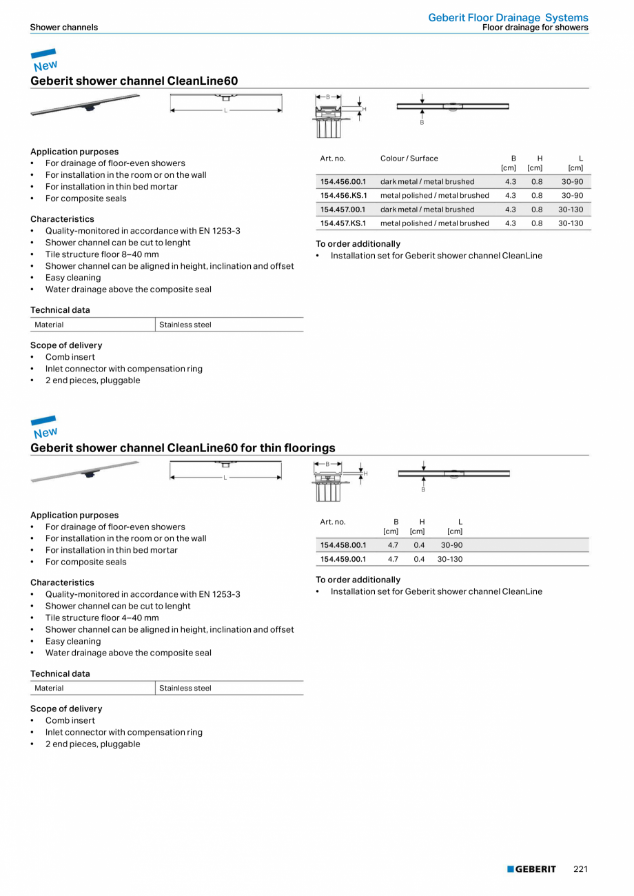Pagina 221-Sisteme sanitare 2015-2016 GEBERIT  Sigma 8 Catalog, brosura Engleza, Romana 
R½
30
1145
18

43

25...