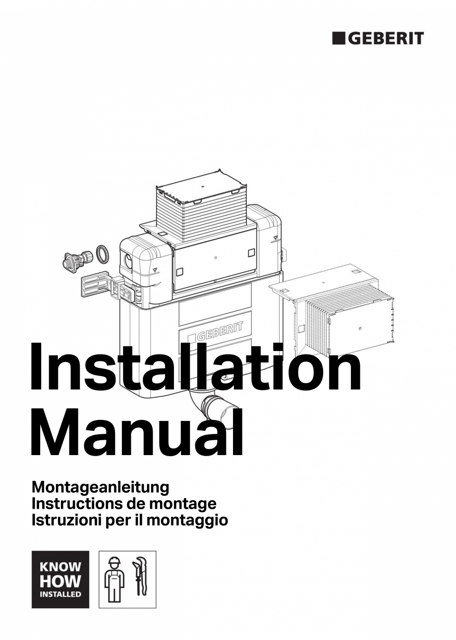 Pagina 1 - Instructiuni de instalare rezervoare incastrate GEBERIT Omega Instructiuni montaj,...
