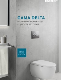 Gama Delta - rezervoare incastrate si clapete de actionare