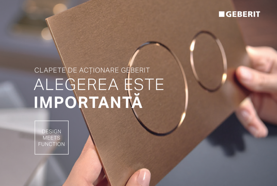 Pagina 1-Geberit-clapete de actionare GEBERIT Catalog, brosura Romana CLAPETE DE ACȚIONARE GEBERIT

ALEGEREA...