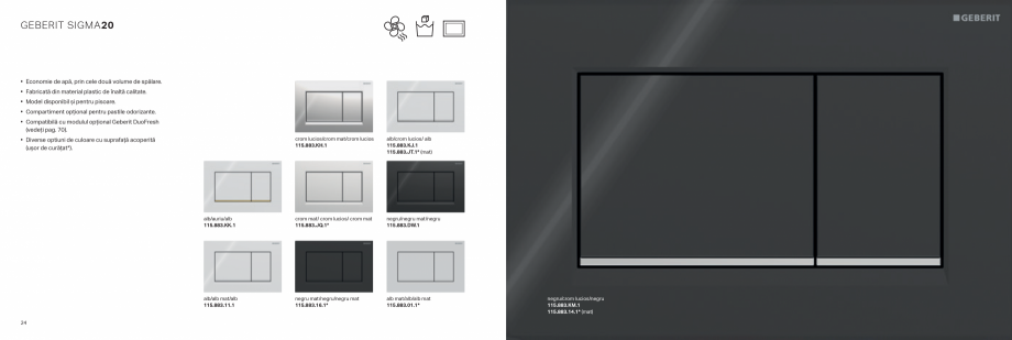 Pagina 13-Geberit-clapete de actionare GEBERIT Catalog, brosura Romana ct de beton
115.672.JV.2

Placă: negru...