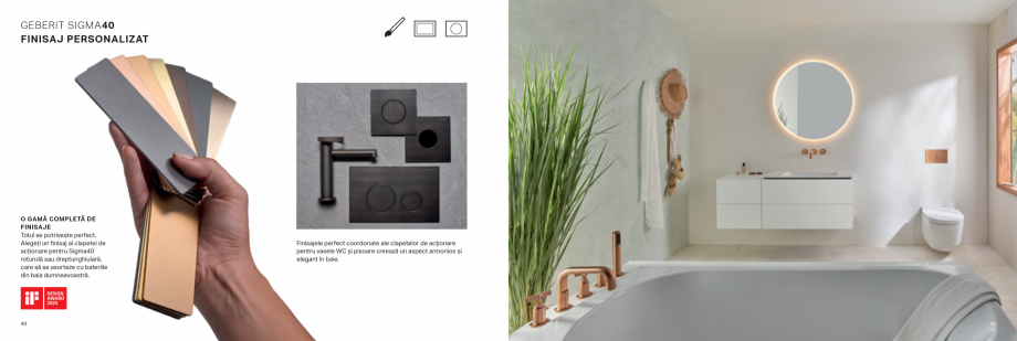 Pagina 21-Geberit-clapete de actionare GEBERIT Catalog, brosura Romana ar Geberit Selnova S cu capac →...