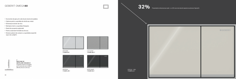 Pagina 31-Geberit-clapete de actionare GEBERIT Catalog, brosura Romana 