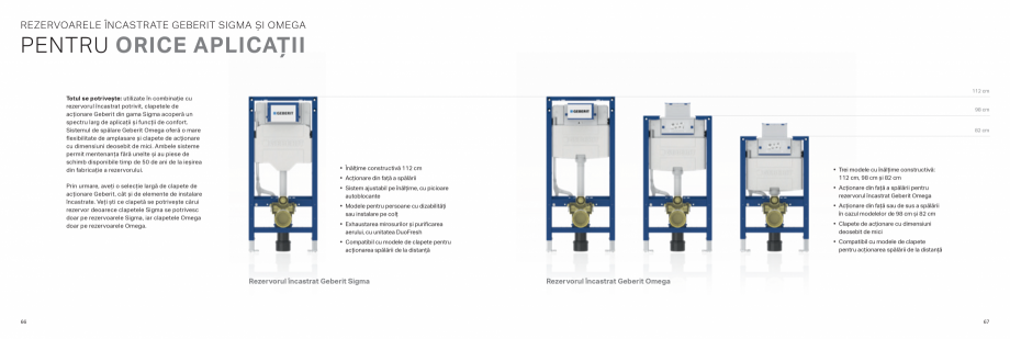 Pagina 34-Geberit-clapete de actionare GEBERIT Catalog, brosura Romana 