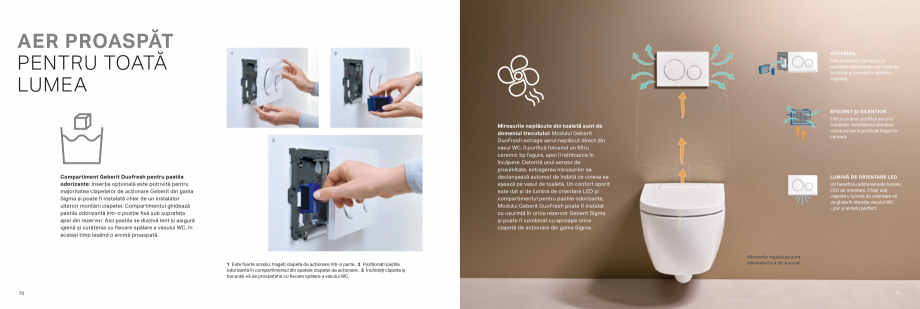 Pagina 36-Geberit-clapete de actionare GEBERIT Catalog, brosura Romana 