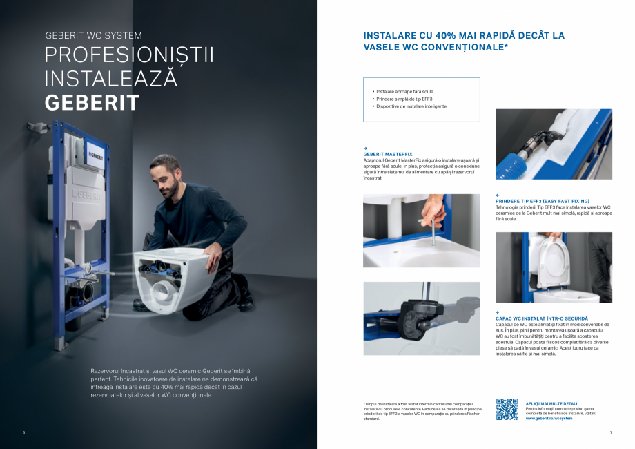 Pagina 4-Geberit-WC System GEBERIT Catalog, brosura Romana 

PLACĂ INTELIGENTĂ PENTRU PICIOR
Datorită unui...