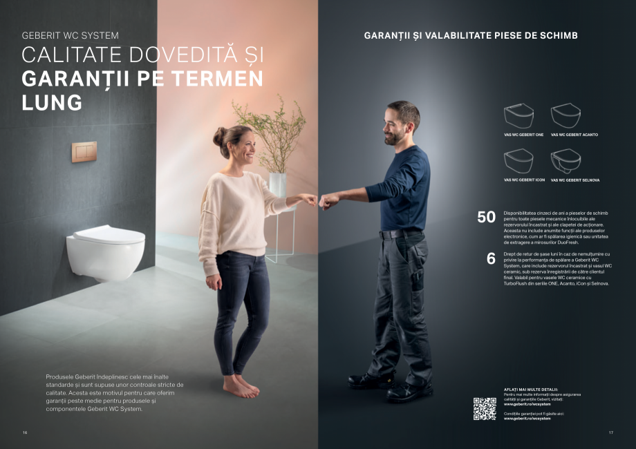 Pagina 9-Geberit-WC System GEBERIT Catalog, brosura Romana legii de
apartament și vecini.
10

*În cazul...