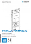 Manual de instalare Geberit Duofix Delta GEBERIT - 