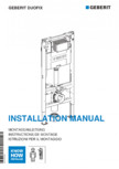 Manual de instalare Geberit Duofix GEBERIT