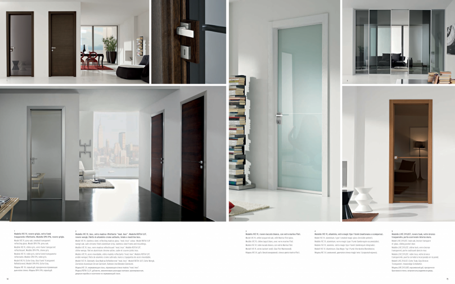 Pagina 9-Catalog general Garofoli - Usi clasice din lemn GAROFOLI Catalog, brosura Engleza, Italiana,...