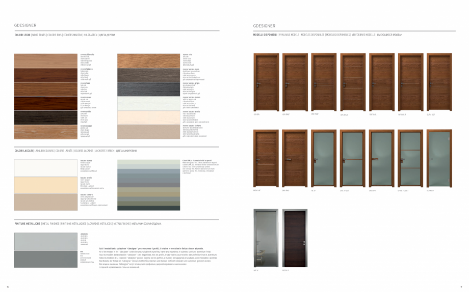 Pagina 10-Catalog general Garofoli - Usi clasice din lemn GAROFOLI Catalog, brosura Engleza, Italiana,...