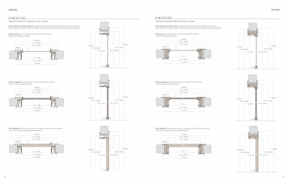 Pagina 11-Catalog general Garofoli - Usi clasice din lemn GAROFOLI Catalog, brosura Engleza, Italiana,...