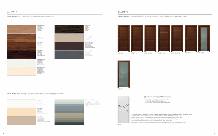 Pagina 25-Catalog general Garofoli - Usi clasice din lemn GAROFOLI Catalog, brosura Engleza, Italiana,...