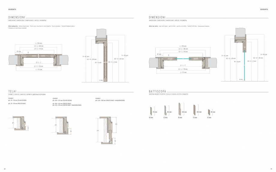 Pagina 26-Catalog general Garofoli - Usi clasice din lemn GAROFOLI Catalog, brosura Engleza, Italiana,...