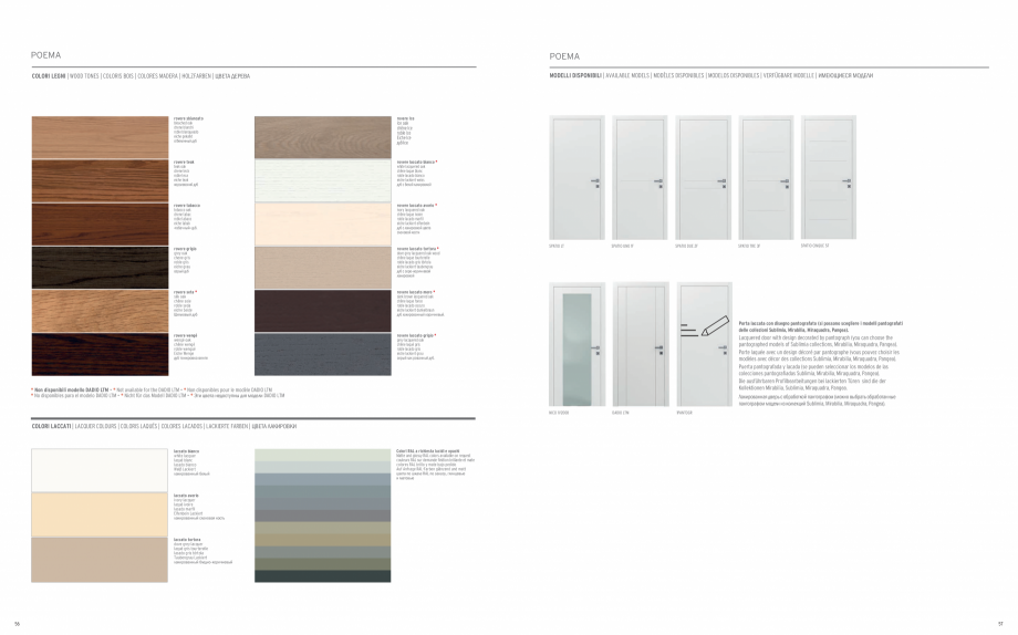 Pagina 30-Catalog general Garofoli - Usi clasice din lemn GAROFOLI Catalog, brosura Engleza, Italiana,...