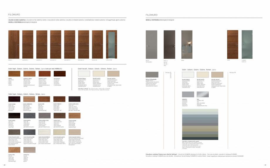 Pagina 36-Catalog general Garofoli - Usi clasice din lemn GAROFOLI Catalog, brosura Engleza, Italiana,...