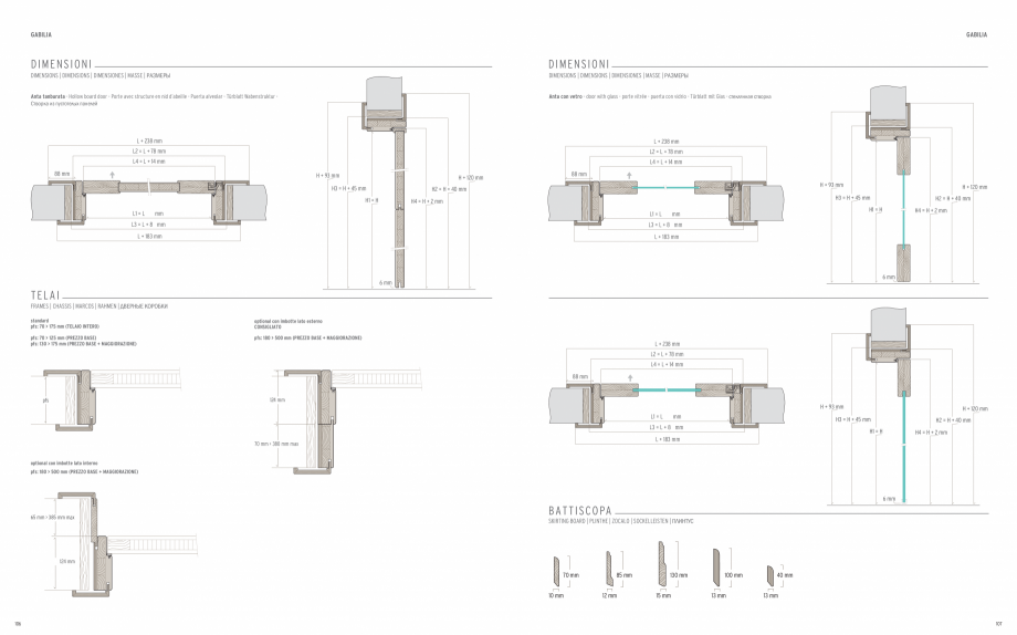 Pagina 55-Catalog general Garofoli - Usi clasice din lemn GAROFOLI Catalog, brosura Engleza, Italiana,...