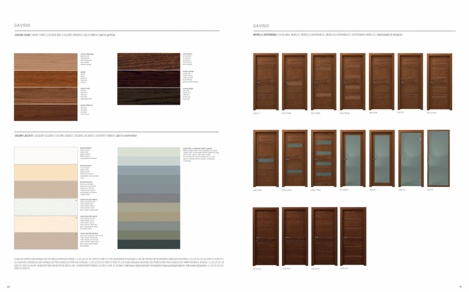 Pagina 65-Catalog general Garofoli - Usi clasice din lemn GAROFOLI Catalog, brosura Engleza, Italiana,...