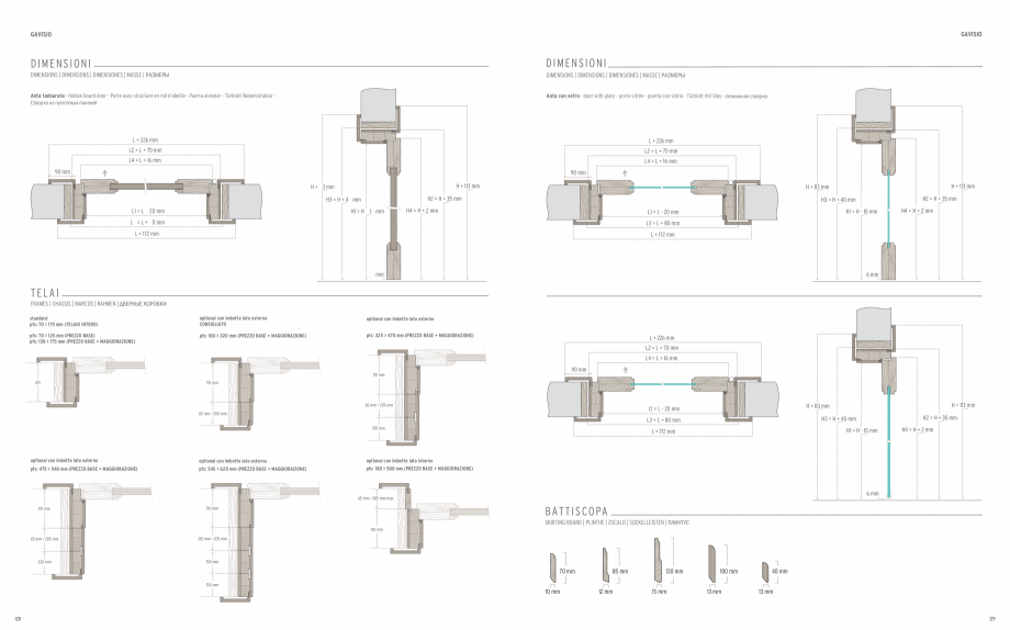 Pagina 66-Catalog general Garofoli - Usi clasice din lemn GAROFOLI Catalog, brosura Engleza, Italiana,...