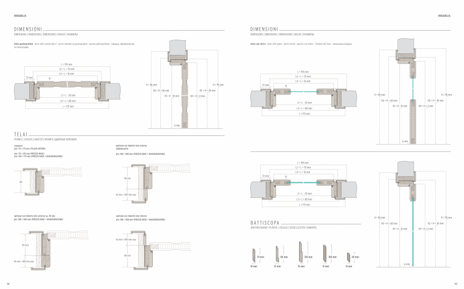 Pagina 73-Catalog general Garofoli - Usi clasice din lemn GAROFOLI Catalog, brosura Engleza, Italiana,...
