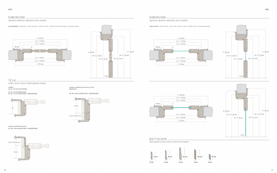 Pagina 85-Catalog general Garofoli - Usi clasice din lemn GAROFOLI Catalog, brosura Engleza, Italiana,...