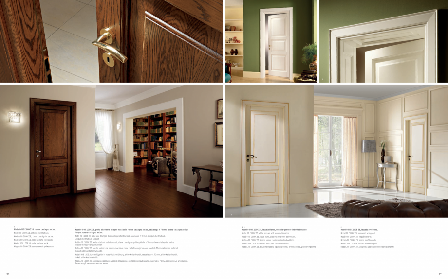 Pagina 90-Catalog general Garofoli - Usi clasice din lemn GAROFOLI Catalog, brosura Engleza, Italiana,...