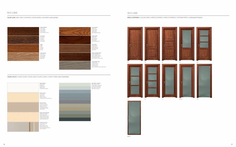 Pagina 91-Catalog general Garofoli - Usi clasice din lemn GAROFOLI Catalog, brosura Engleza, Italiana,...